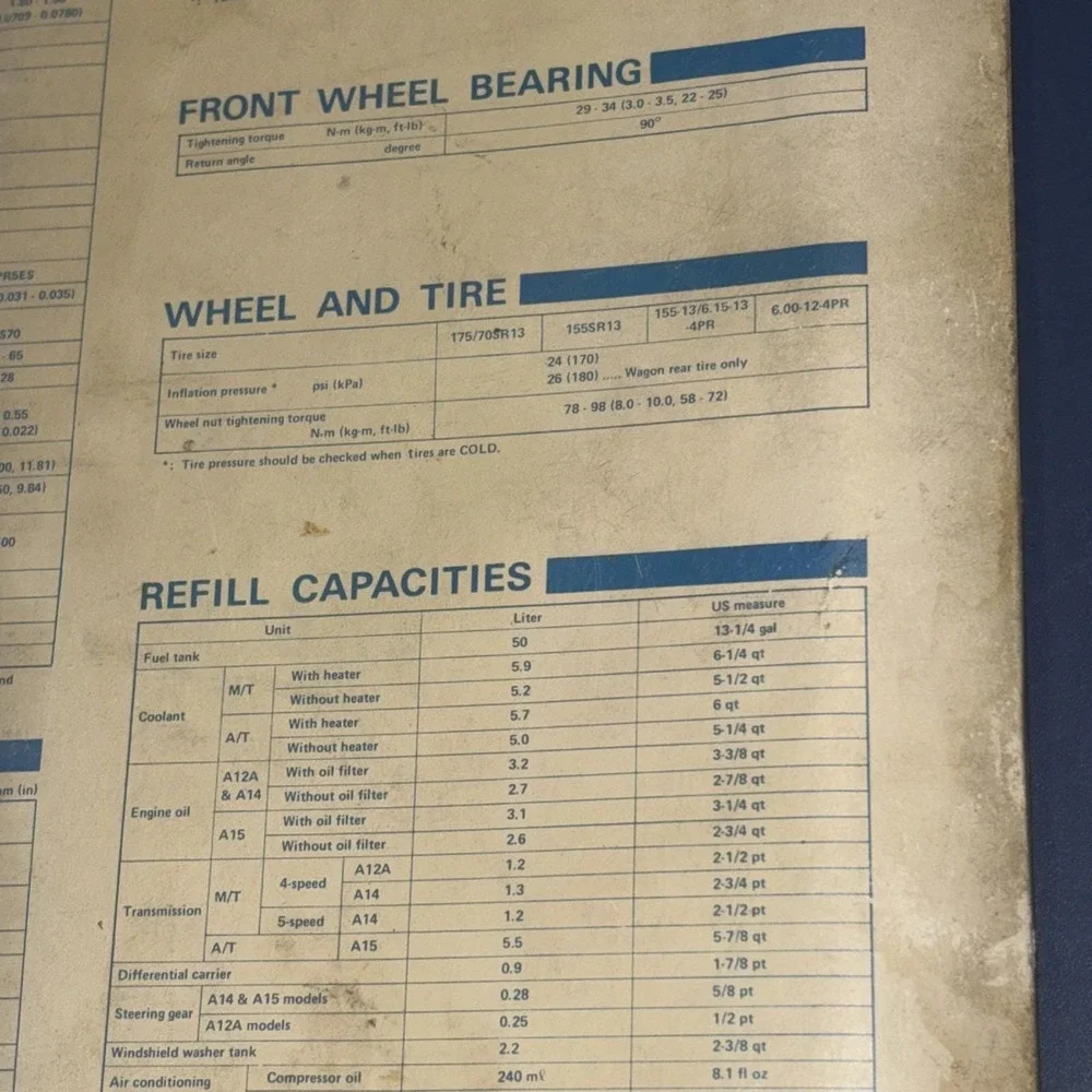 1980 Datsun 210 Factory Service Manual OEM Nissan Shop Repair Guide Original JDM